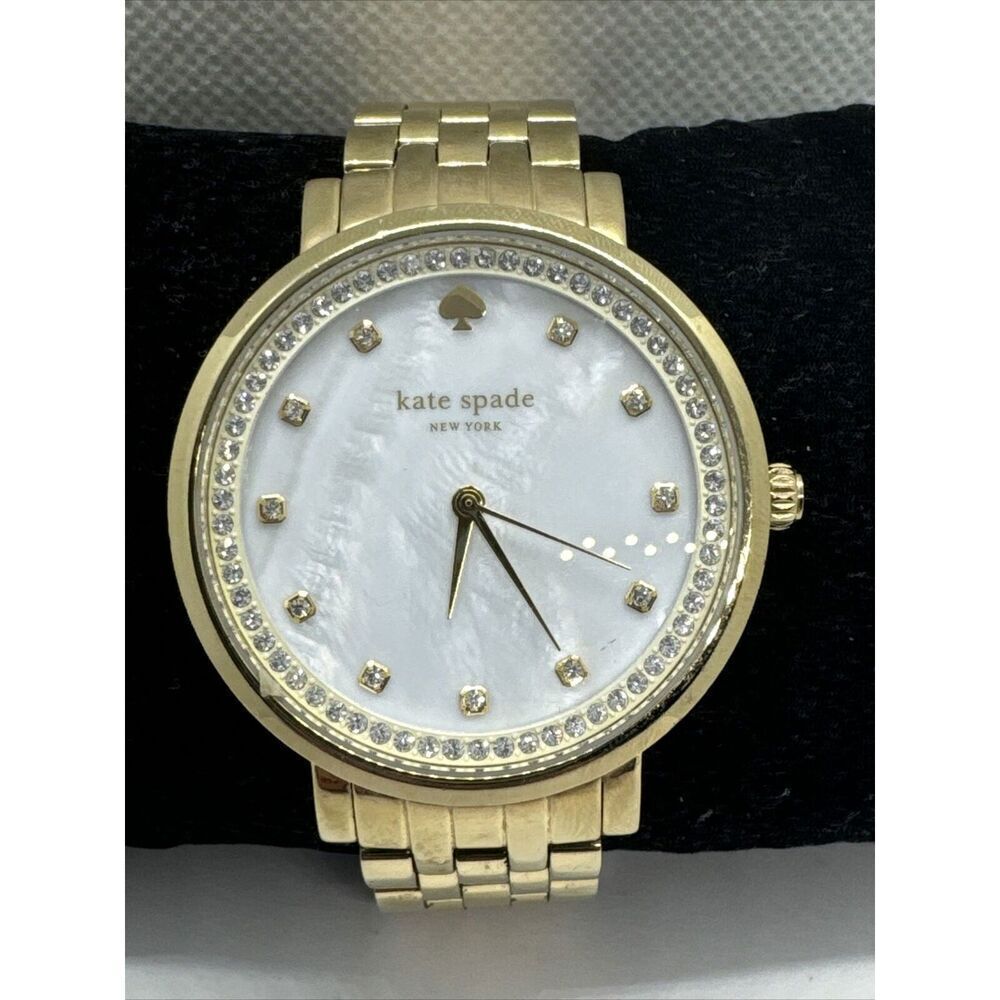 Kate Spade New York Monterey 0821 Women Gold Stainless Steel Analog Watch AEA391